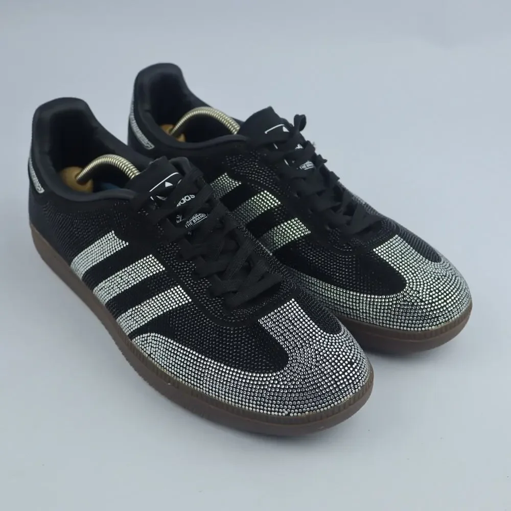 adidas Samba OG Rhinestone Black Silver Women's - IH9052 Size 11